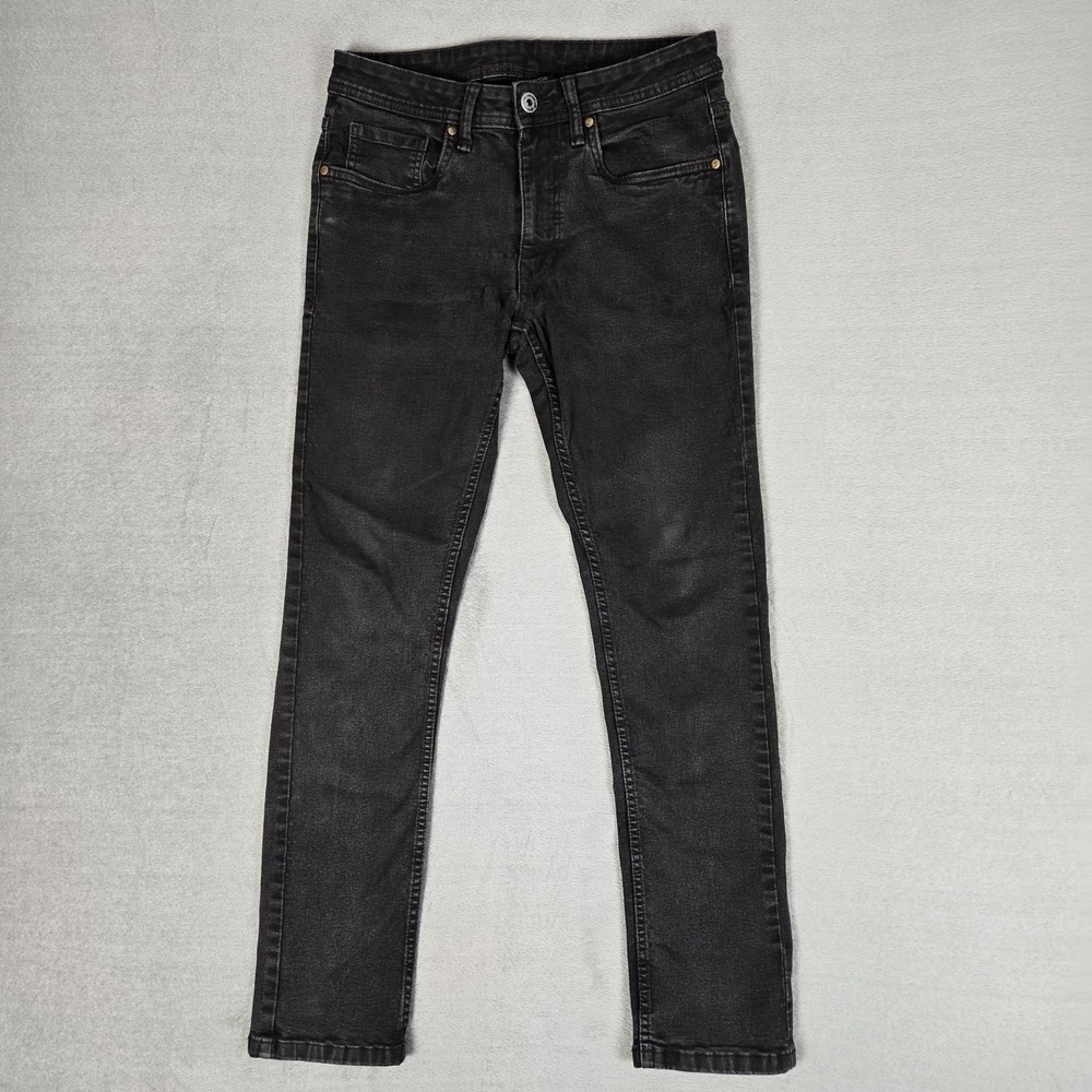 The Perfect Jean NYC Jeans Mens 30x30 Black Wash Denim Slim Fit Stretch Cotton